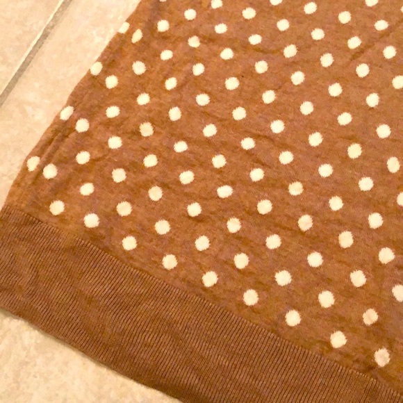 Ann Taylor Loft Polka Dot Blouse Size Large - Picture 4 of 7